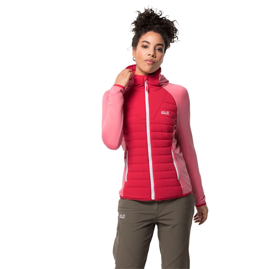 Jack Wolfskin CROSSING PEAK Vestes Femme Rouge - GVTSDRE-92